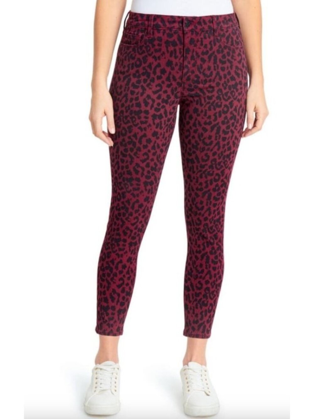 Social Standard Skinny Ankle Jeans Pants Womens Size 8 Red New